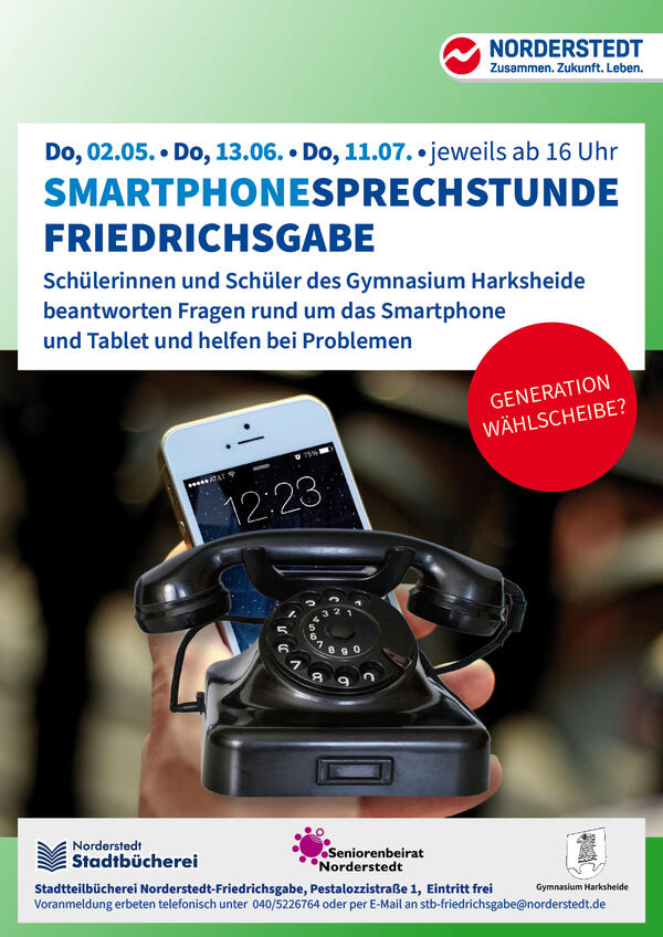  Smartphonesprechstunde Friedrichsgabe Plakat_Mai_Juni_Juli_24