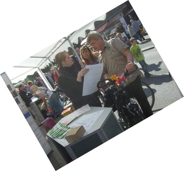Stadtstand schief