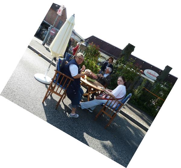 Sitzen schief