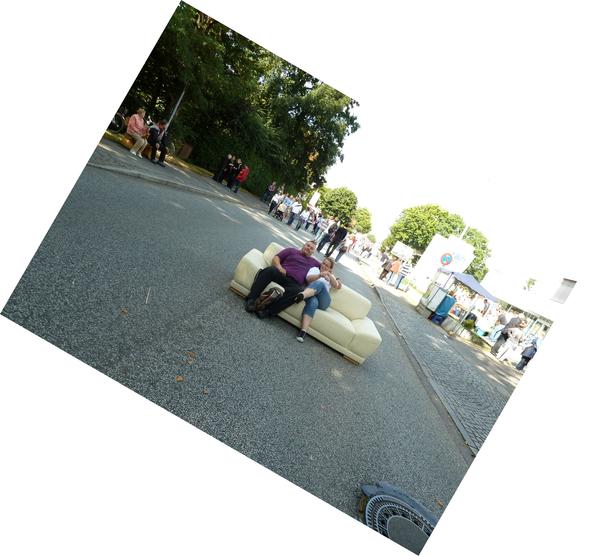 Sofa schief