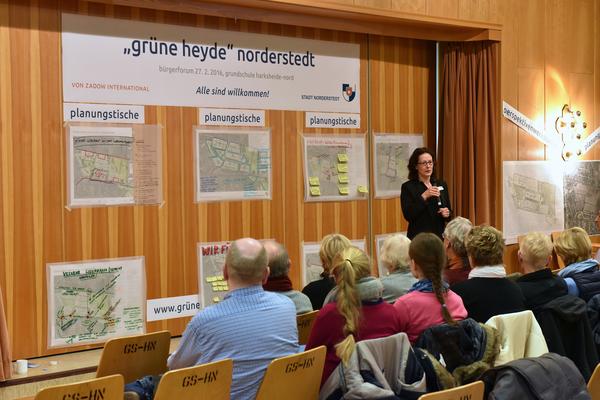 Pr&auml;sentation der Planungstische