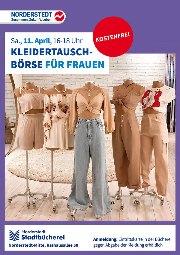 Kleidertauschb&ouml;rse Plakat FREI-BPV