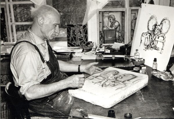 Der K&uuml;nstler A. Paul Weber
