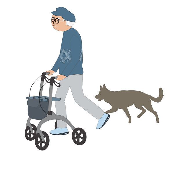 Rollator-Training_Renate Degenhardt-L&uuml;dtke