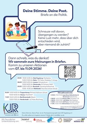Deine Stimme deine Post