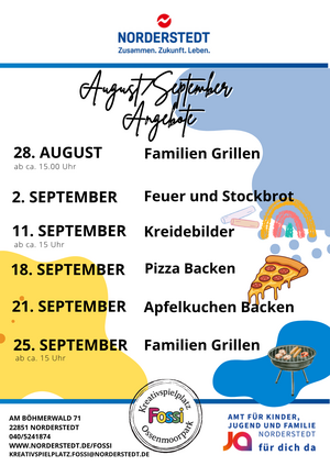 Aufgust September 26 Fossi Flyer