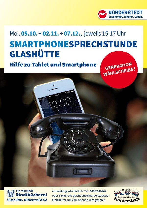 Smartphonesprechstunde NGla Plakat 10 - 12.26