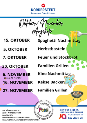 Oktober November Angebote