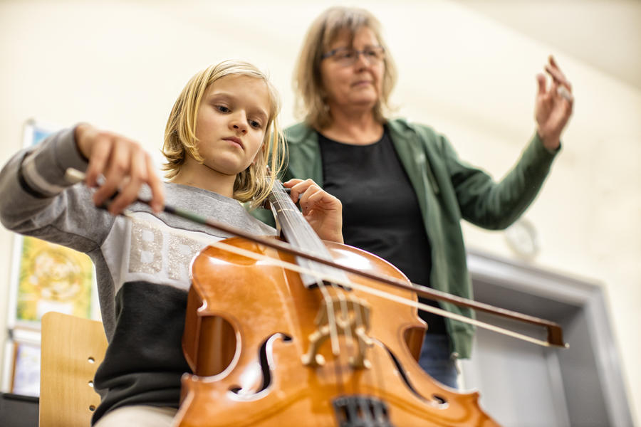 Musikschule Angebot Streichinstrumenten